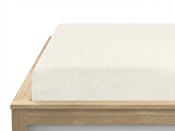 Frotirna plahta EXCLUSIVE svijetlo krem 90 x 200 cm