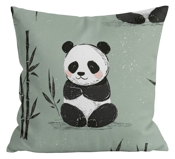 Jastučnica od mikrovlakana PANDA RELAX 45x45 cm, mentol zelena