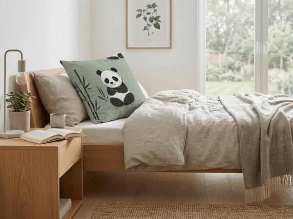 Jastučnica od mikrovlakana PANDA RELAX 45x45 cm, mentol zelena