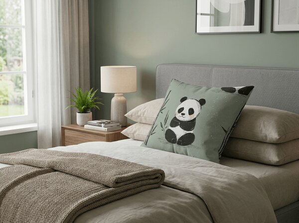 Jastučnica od mikrovlakana PANDA RELAX 45x45 cm, mentol zelena