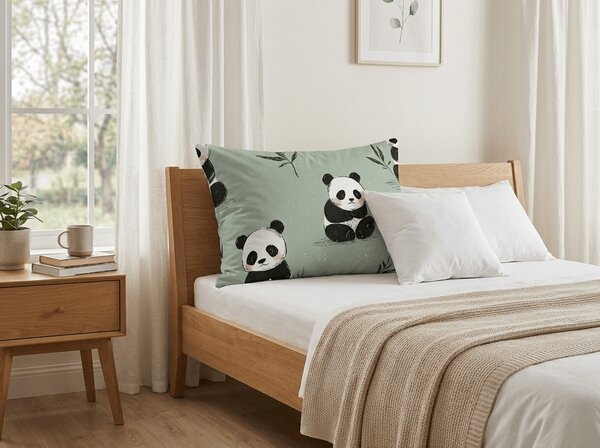 Jastučnica od mikrovlakana PANDA RELAX 70x90 cm, mentol zelena