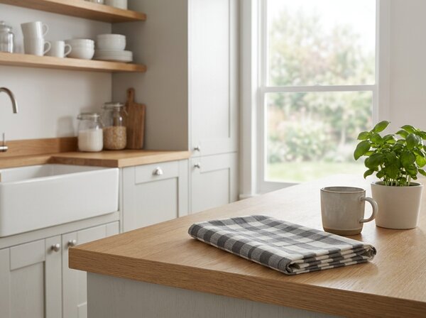 Kuhinjska krpa CORIVA 50x70 cm siva, set 10 kom