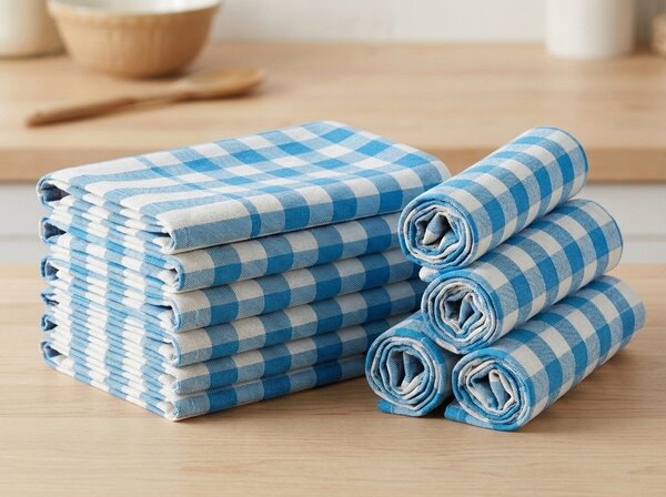 Krpa CORIVA 50x70 cm svijetloplava, set 10 kom