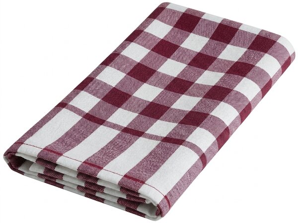 Kuhinjska krpa CORIVA 50x70 cm crvena, set 10 kom