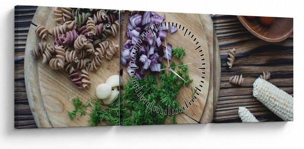 Slikanje - iz kuhinjske daske (sa satom) (90x30 cm)
