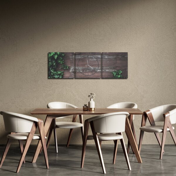 Slika - Bršljan (sa satom) (90x30 cm)