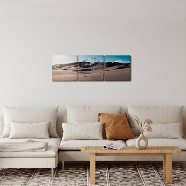 Slika - Iz pustinje (sa satom) (90x30 cm)