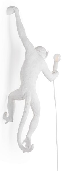 Stolne Lampa SELETTI, Monkey Lamp, Bijela, Dnevna soba, Plastika, Dizajn