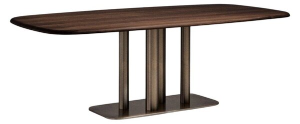 Blagovaonski stol u dekoru oraha 100x180 cm Melvar – Kave Home