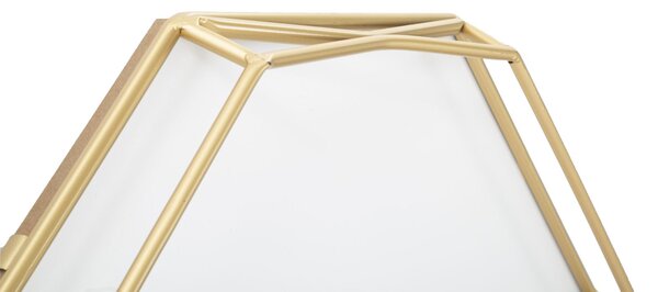 Zidni sat Goldy Octagonal