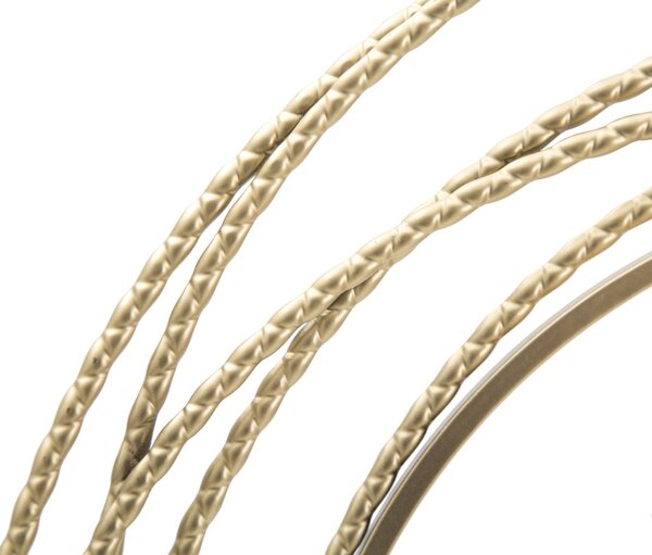 Zidni sat Gold Strips