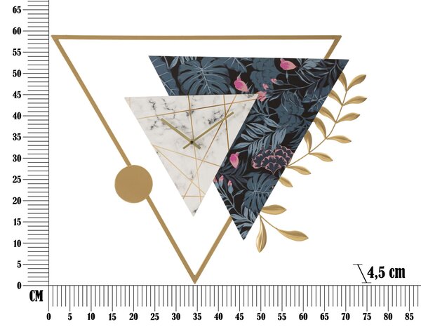 Zidni sat Triangle