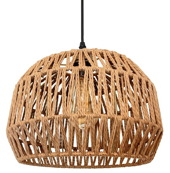 Viseća lampa od jutenog užeta Bež