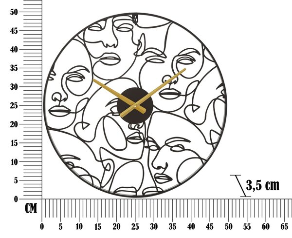 Zidni sat Faces
