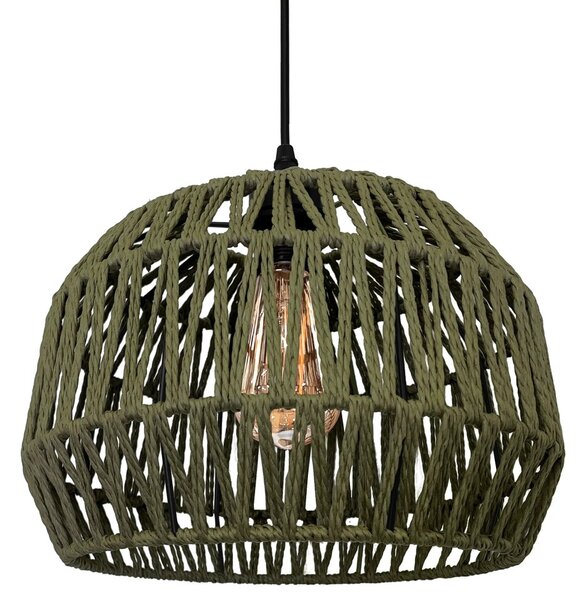 Viseća lampa od jutenog užeta Bež
