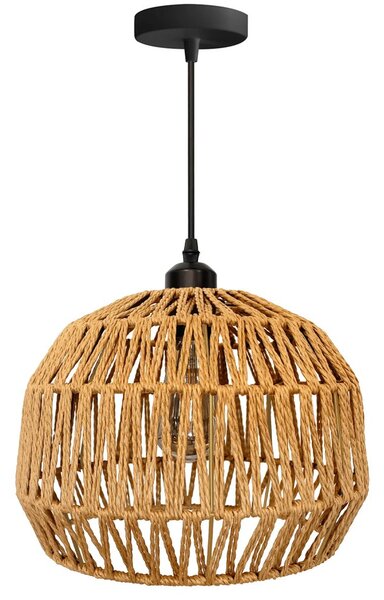 Viseća lampa od jutenog užeta Bež