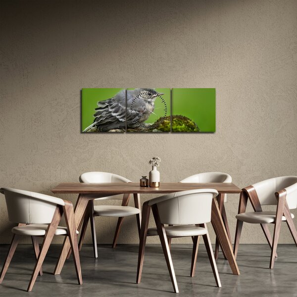 Slika - Ptica (sa satom) (90x30 cm)