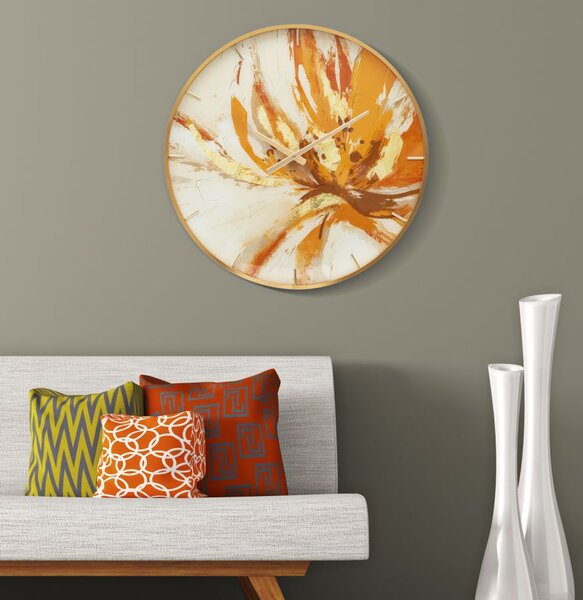 Zidni sat Glass Toply Medium