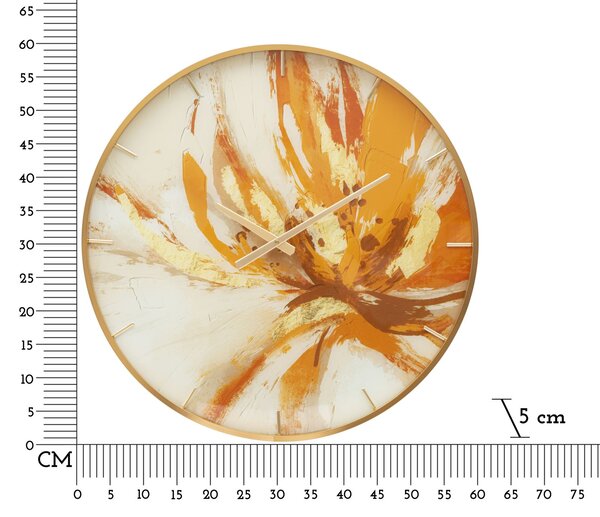Zidni sat Glass Toply Medium