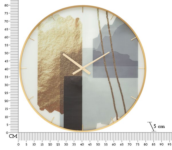 Zidni sat Glass Motif Large
