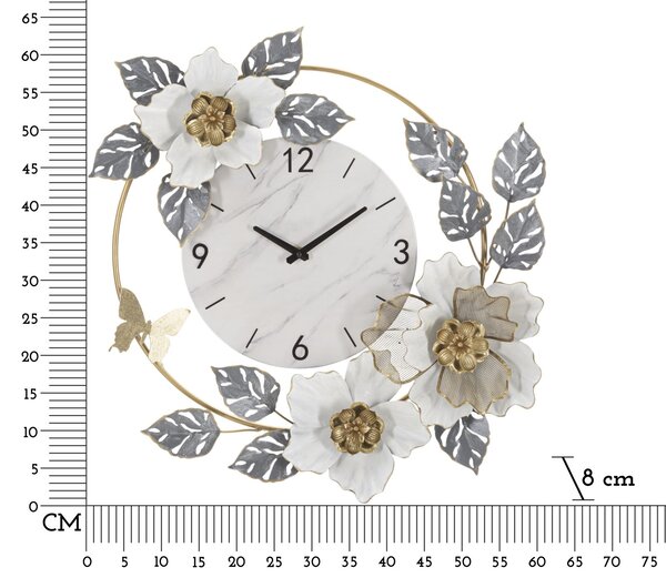 Zidni sat Flowers