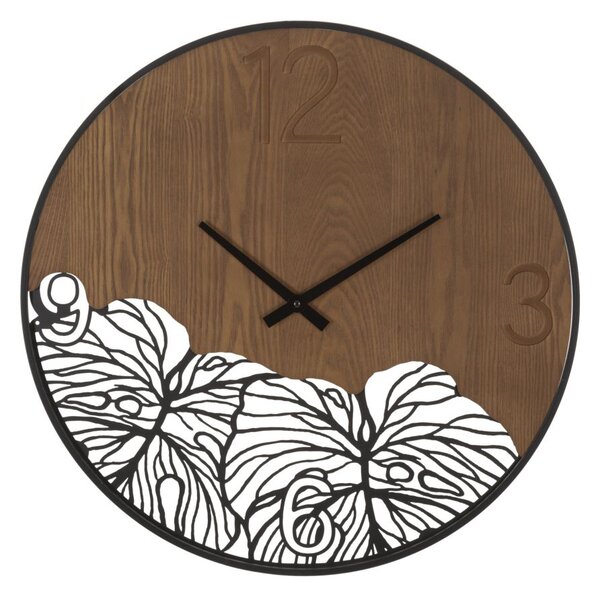 Zidni sat Wood/Leaf