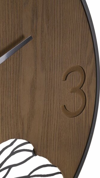 Zidni sat Wood/Leaf