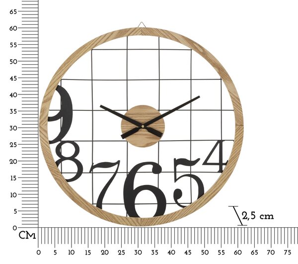 Zidni sat Numbers
