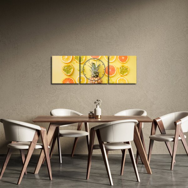 Slika voća (sa satom) (90x30 cm)