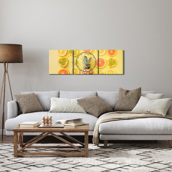Slika voća (sa satom) (90x30 cm)