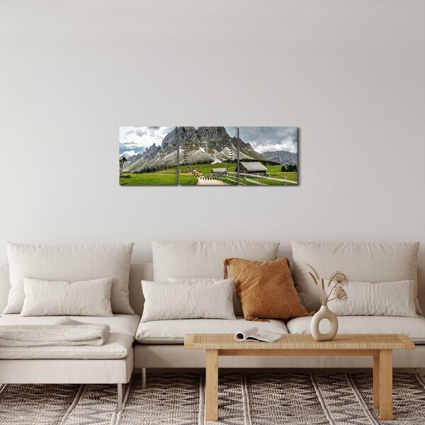 Slika - U austrijskim planinama (sa satom) (90x30 cm)
