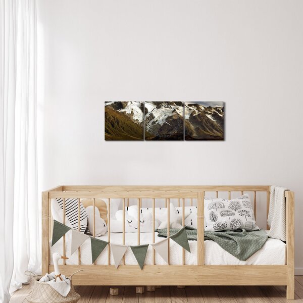 Slika planine Sefton na Novom Zelandu (sa satom) (90x30 cm)