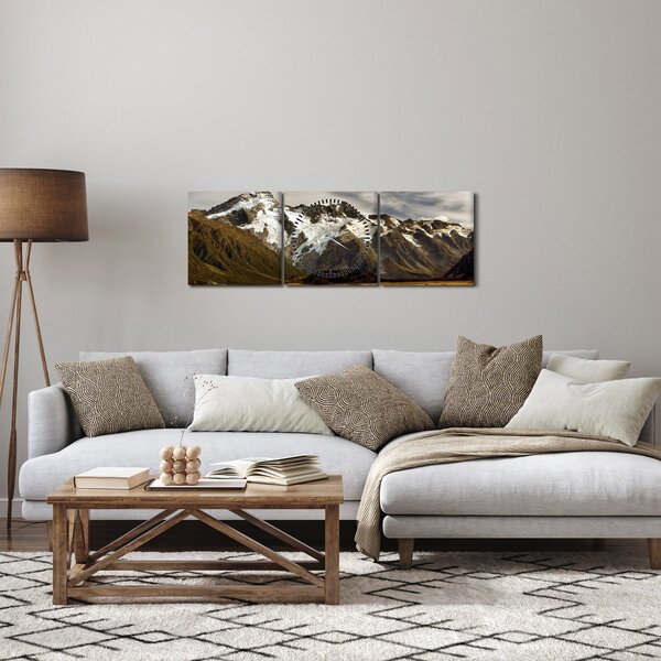 Slika planine Sefton na Novom Zelandu (sa satom) (90x30 cm)