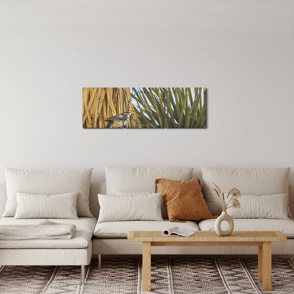 Slika - ptica Palčić (sa satom) (90x30 cm)