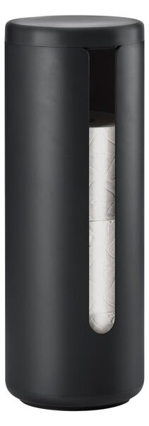 Crni metalni držač za WC papir Ume – Zone