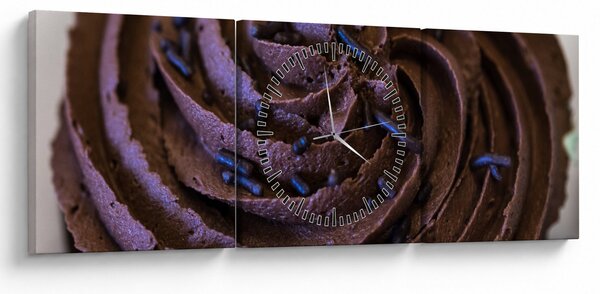 Slika - Čokoladni cupcake (sa satom) (90x30 cm)