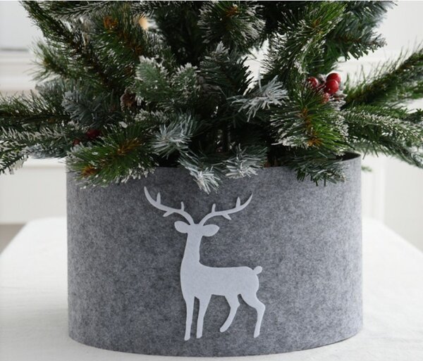 Navlaka za božićno drvce DEERBOX sa sobom, siva