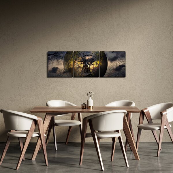 Slika - Tajanstveno nebo (sa satom) (90x30 cm)