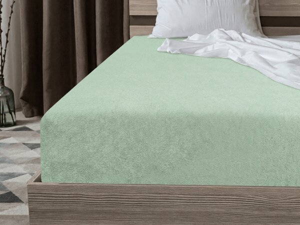 Frotirna plahta EXCLUSIVE svjetlo mentol 90 x 200 cm