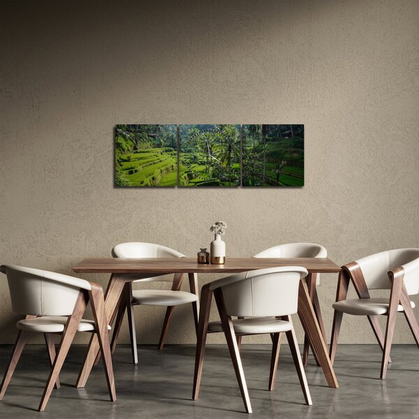 Slika rižinih terasa Tegalalang, Bali (sa satom) (90x30 cm)