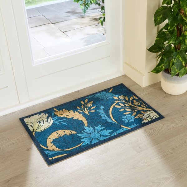 Otirač 50x80 cm William Morris Blue – Artsy Doormats