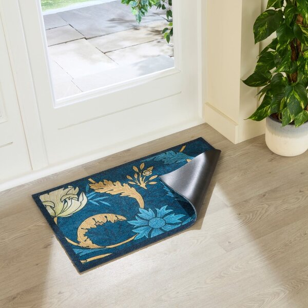 Otirač 50x80 cm William Morris Blue – Artsy Doormats