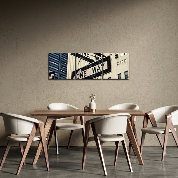 Slika - New York ONE WAY (sa satom) (90x30 cm)