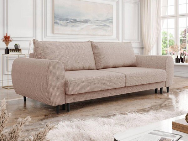 Zondo.hr Sofa na razvlačenje Nosenas (smeđe-siva) (s prostorom za odlaganje). 1105587
