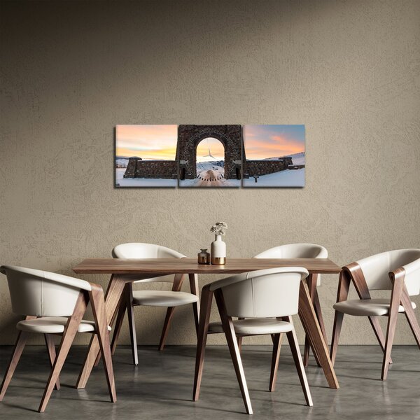 Slika vrata, Yellowstone (sa satom) (90x30 cm)