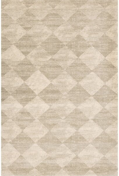 Bež vunen tepih 200x300 cm Agnus Checkered – Agnella