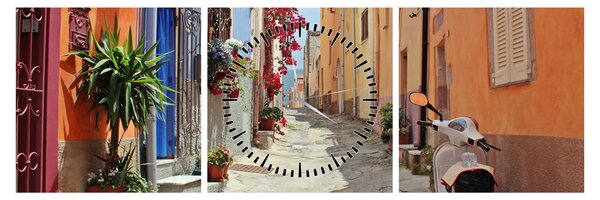 Slika ulice na Sardiniji (sa satom) (90x30 cm)