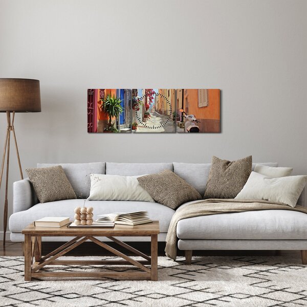 Slika ulice na Sardiniji (sa satom) (90x30 cm)
