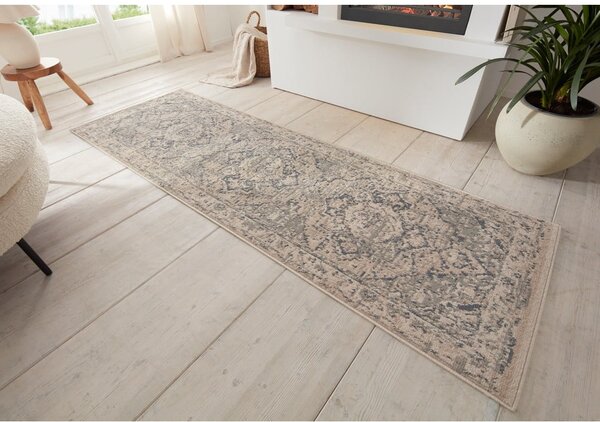 Sivo-bež staza 80x200 cm Terrain Designer Sand – Hanse Home