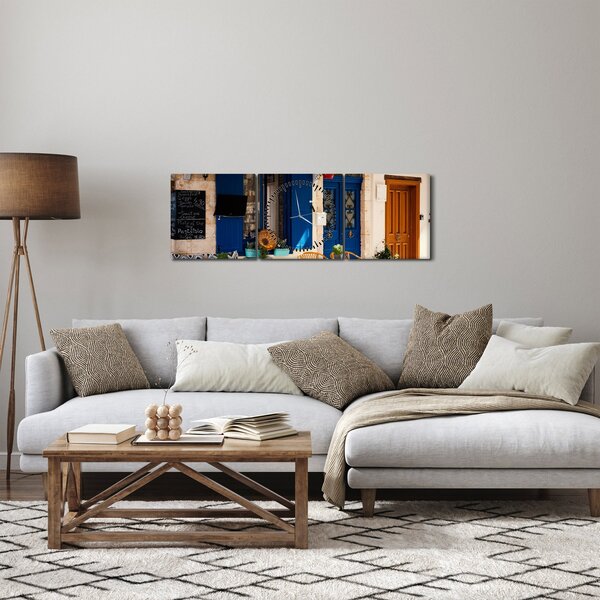 Slika - Grčko sjedenje (sa satom) (90x30 cm)